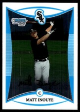 Matt Inouye 2008 Bowman #BCP97 White Sox MLB READ FREE SHIPPING AutographDen