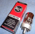 1 NOS RCA 7C6 Vacuum Tube - 1959 Vintage AVC Detector Amplifier for AM Radios