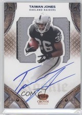 2011 Crown Royale Rookie Silhouette Signatures Blue 10/50 Taiwan Jones Auto 0c6