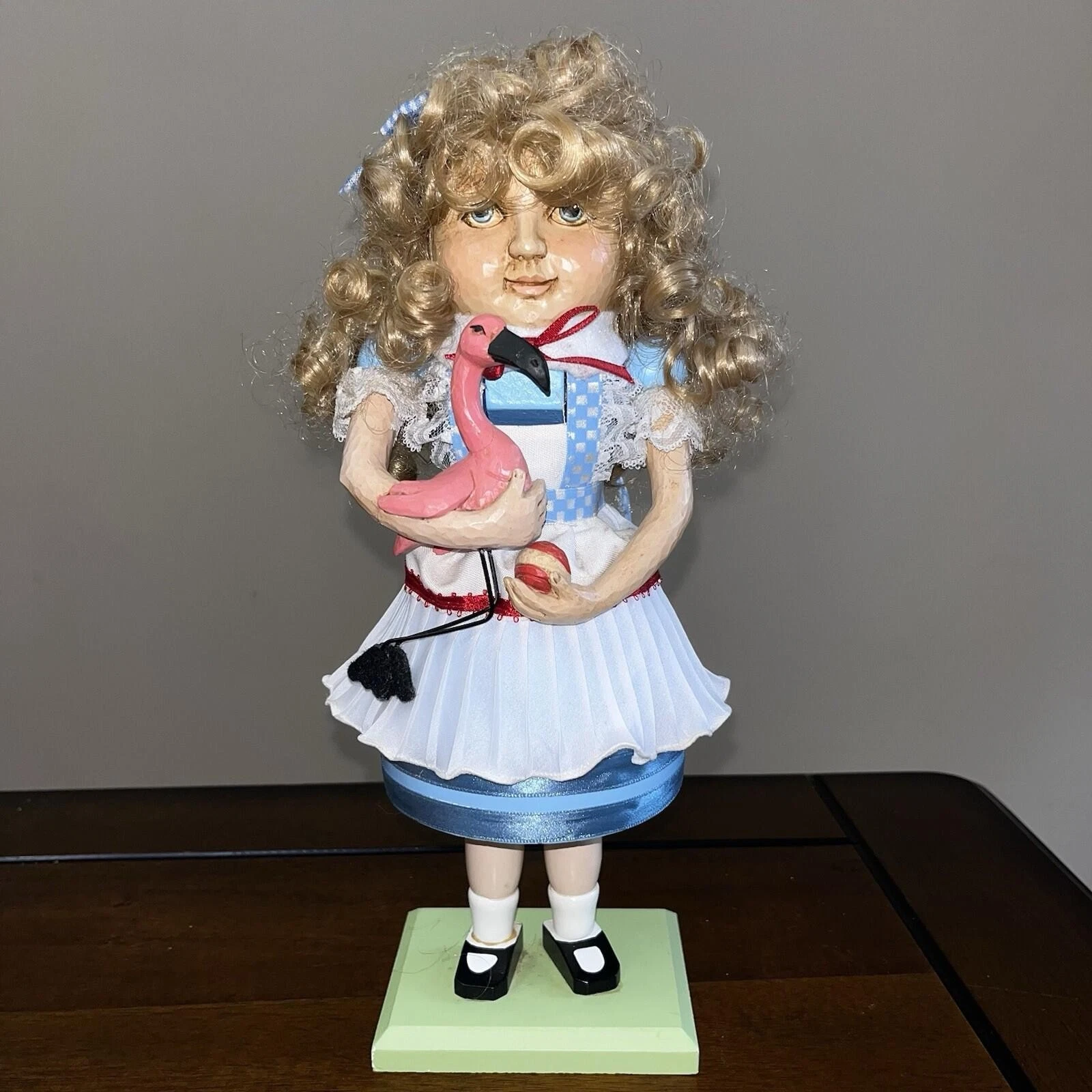 Vintage Lillian Vernon Alice In Wonderland Nutcracker Alice Rare