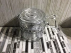 Vtg Pyrex Glass Stove Top Percolator 6 Cup  7756 Coffee Pot Complete