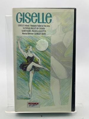 Giselle, Romantic Ballet In Two Acts, National Ballet of Canada On VHS Tape