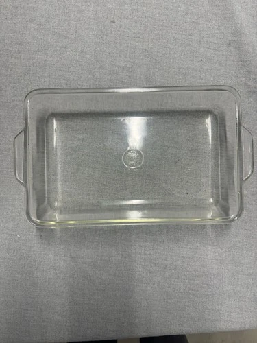 Vintage Pyrex 231 BB-AA Clear Glass 10 x 6 x 1-3/4 Oven Baking Dish USA