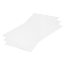 ABS Plastic Sheet 10 x 6 x 0.02" ABS Styrene Sheets White 3 Pcs