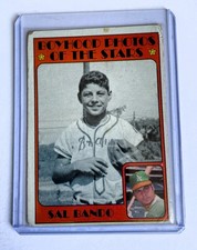 1972 Topps SAL BANDO #348 Boyhood Photos Of The Stars