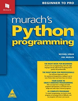MURACH'S PYTHON PROGRAMMING By Michael Urban Joel Murach (author) & Na