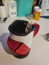 Cute Red White Golf Bag Caddy Drink Holder Coozie Desk Pencil Holder Beer Soda