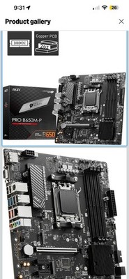 PRO B650M-P ProSeries Motherboard (AMD Ryzen 9000/8000/7000 Series Processors,