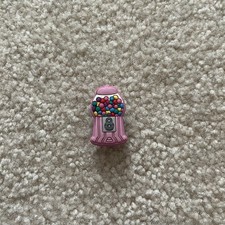 Pink Gumball Machine Shoe Charm for Crocs Clogs Rubber Jibbitz Accessory