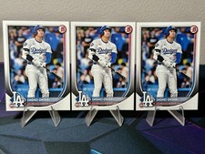 Shohei Ohtani Lot (3) 2025 Bowman Paper #17 LA Dodgers MVP