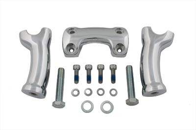 Chrome 4-3/4 inch Riser Set for Harley-Davidson