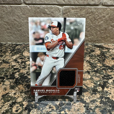 2026 Topps Series 1 Samuel Basallo Major League Material Relic RC #MLM-BAS