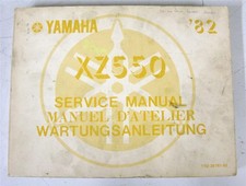 YAMAHA XZ550 Motorcycle Service Workshop Manual 1982 #11U-28197-80