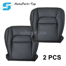 Front Bottom Leather Seat Cover Black For 2011 2012 2013 Toyota Land Cruiser