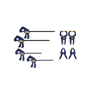 IRWIN QUICK-GRIP Clamps for Woodworking, Quick Release Triggers, 6 Inch, 8 Pi...