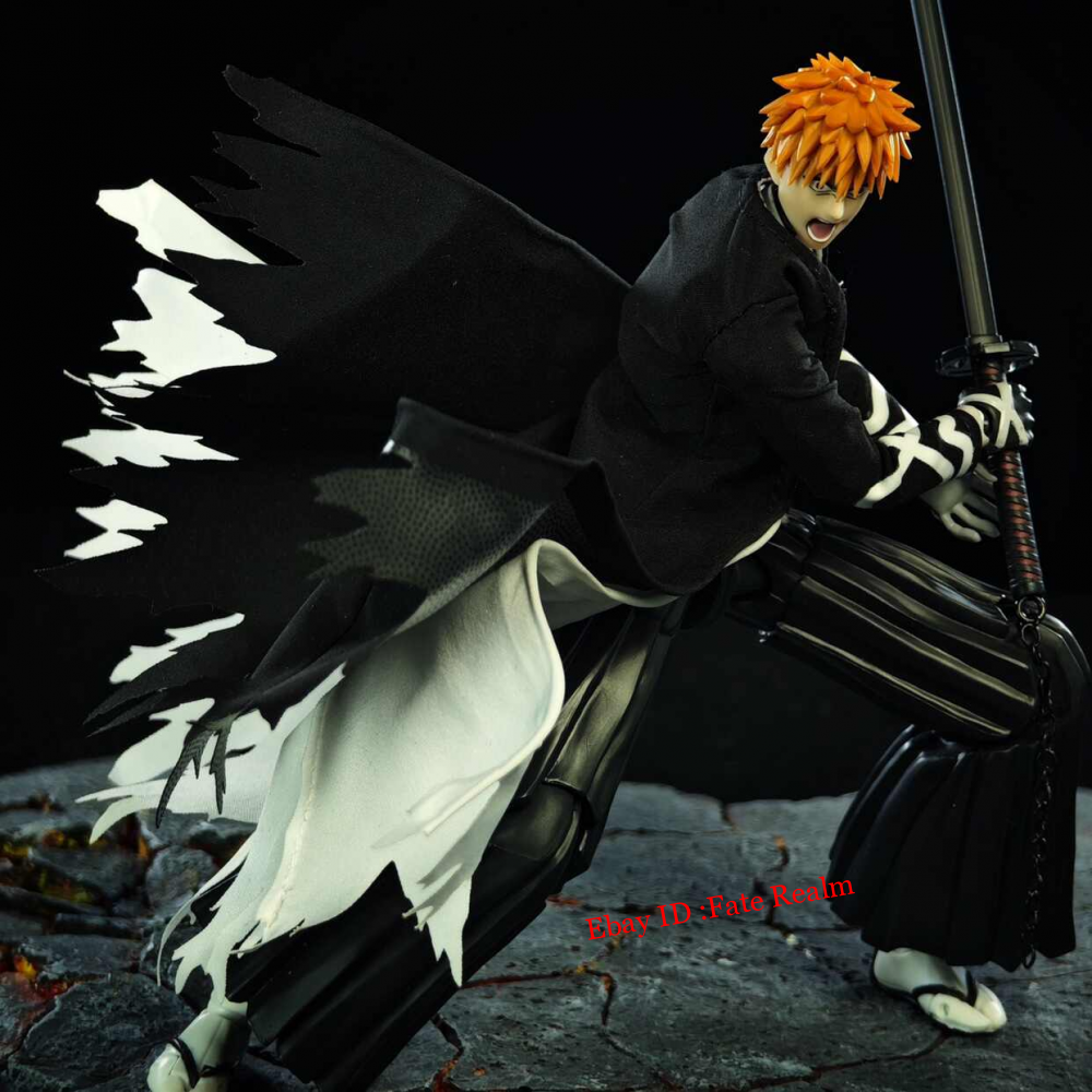 1/12 Custom Wired Coat For 6'' SHF BLEACH Kurosaki Ichigo