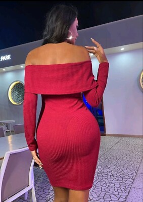 maroon bodycon dress Ruched Bodycon Dress in Maroon