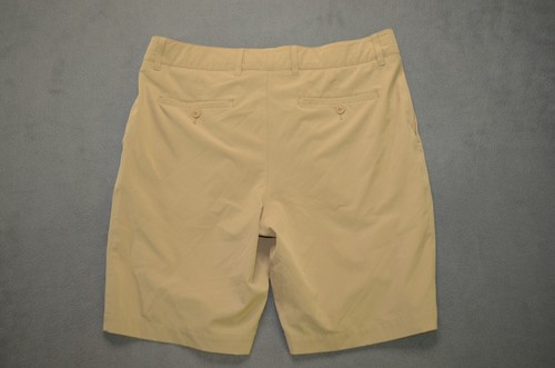 Lacoste Men's Reg Fit Stretch Gabardine Shorts Size 34 NWOT 9" Beige Stretch - Picture 6 of 10