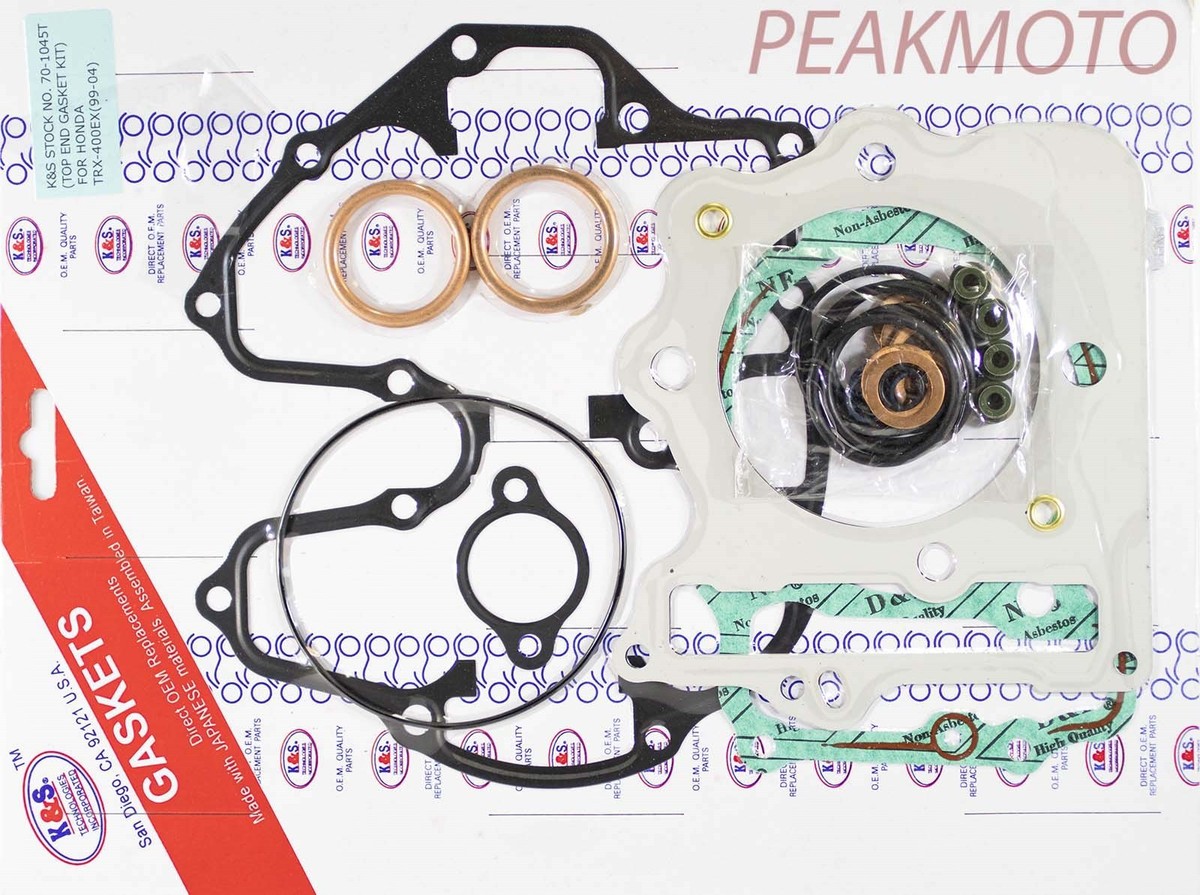 Honda TRX400EX 1999-2008 Sportrax Top End Gasket Kit K&S