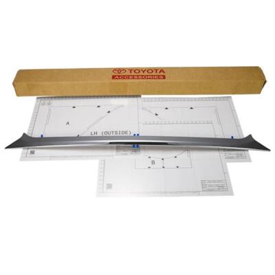 Toyota Genuine Acces Corolla CROSS Rear Door Chrome Garnish PC405