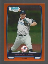 2012 Bowman Chrome Rookie Davis #BCP43 Prospects Orange Refractor /25