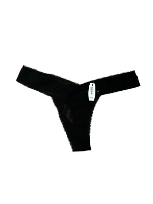 NWT 11 Pairs Adore Me Thongs Black Lace One Size O/S FR-78901 Lot