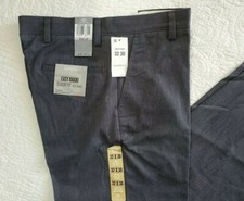 New Dockers Easy Khaki Classic Fit D3 Flat Front Pants Navy Heathered Gray