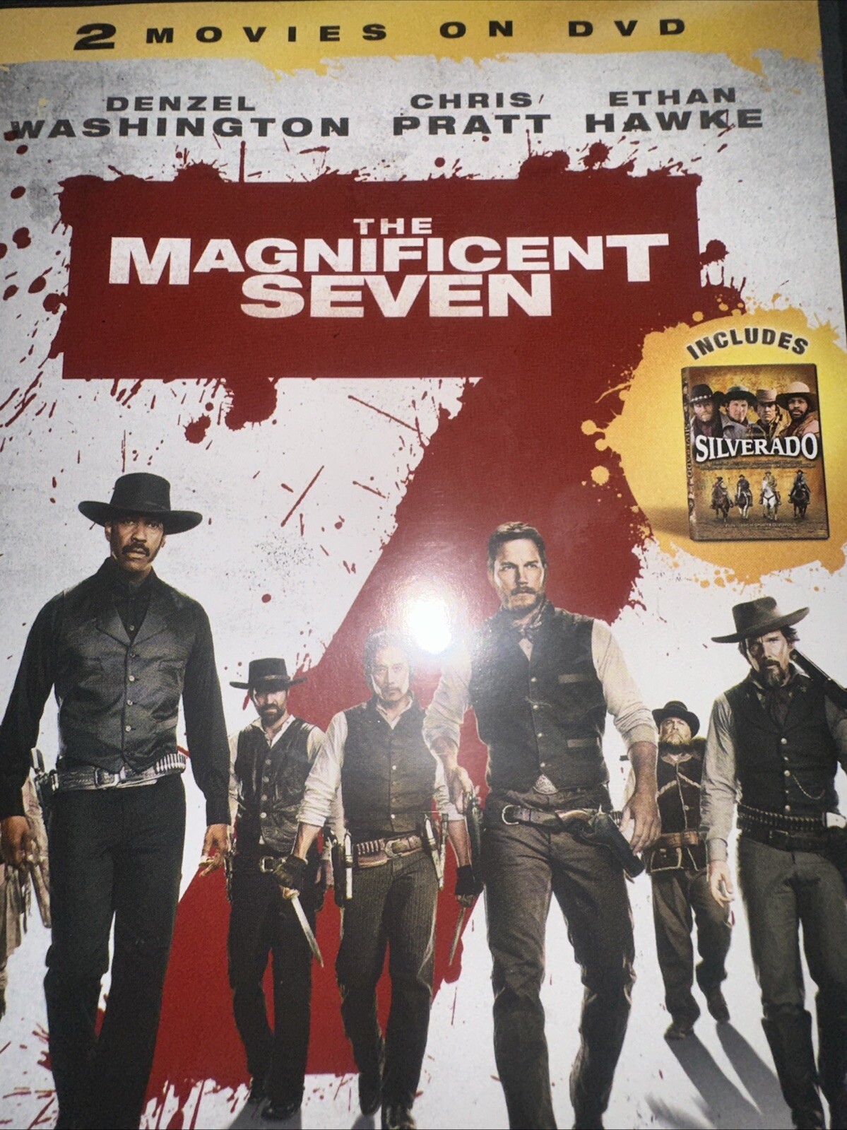 The Magnificent Seven (DVD, 2016) + Silverado (DVD, 1985)