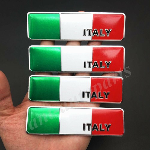 Vinyl Flag Décor Decals, Stickers & Vinyl Art 4x Italy Flag Decals