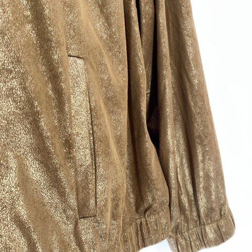Ruby Rd Womens Zip Jacket Bronze Gold Metallic 24W Womens - Picture 6 of 8