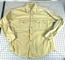 Vintage 50s 60s Frostproof Sanforized Flannel Chamois Winter Shirt Jacket Work