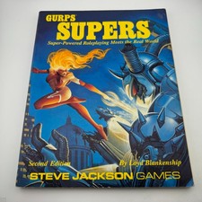 1989 GURPS Supers RPG by Steve Jackson Games