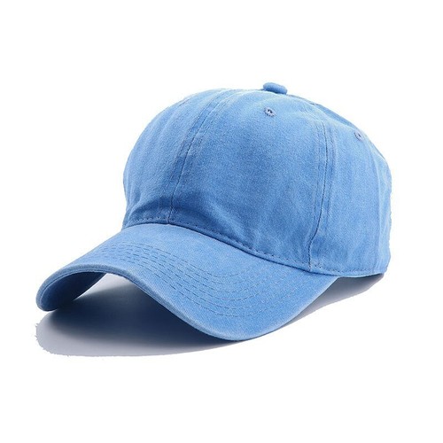 Cappello uomo donna sbiadito nuovo baseball regolabile moda denim stile vintage berretto navy - Foto 18 di 27