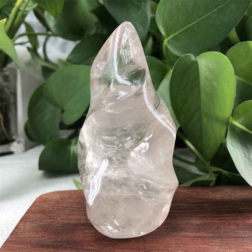 0.25kg Natural clear quartz flame Quartz Crystal point Reiki Healing - Picture 14 of 14