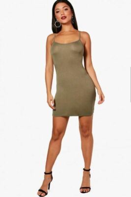 basic strappy cami bodycon dress Blue Mini Cami Bodycon Slip Dress. Double Fabric, Deep V Neck, Spaghetti Strap, Spring Summer Bachelorette Party Mini Dress Grad Gift