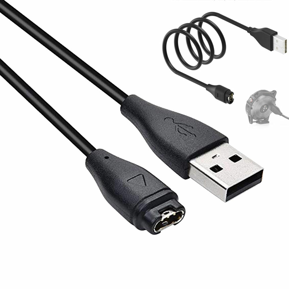 Câble De Charge 2-en-1 USB-C Pour Montre Garmin (1M) - Compatible Venu, Fenix, Vivoactive