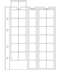 Lighthouse Coin Holders OPTIMA 35 Compartments up to 27mm 5-Pack
