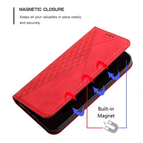 Fr Samsung Galaxy S23 Ultra S22 S21 FE S20 Pattern Wallet Case Card Holder Stand - Photo 25 sur 62