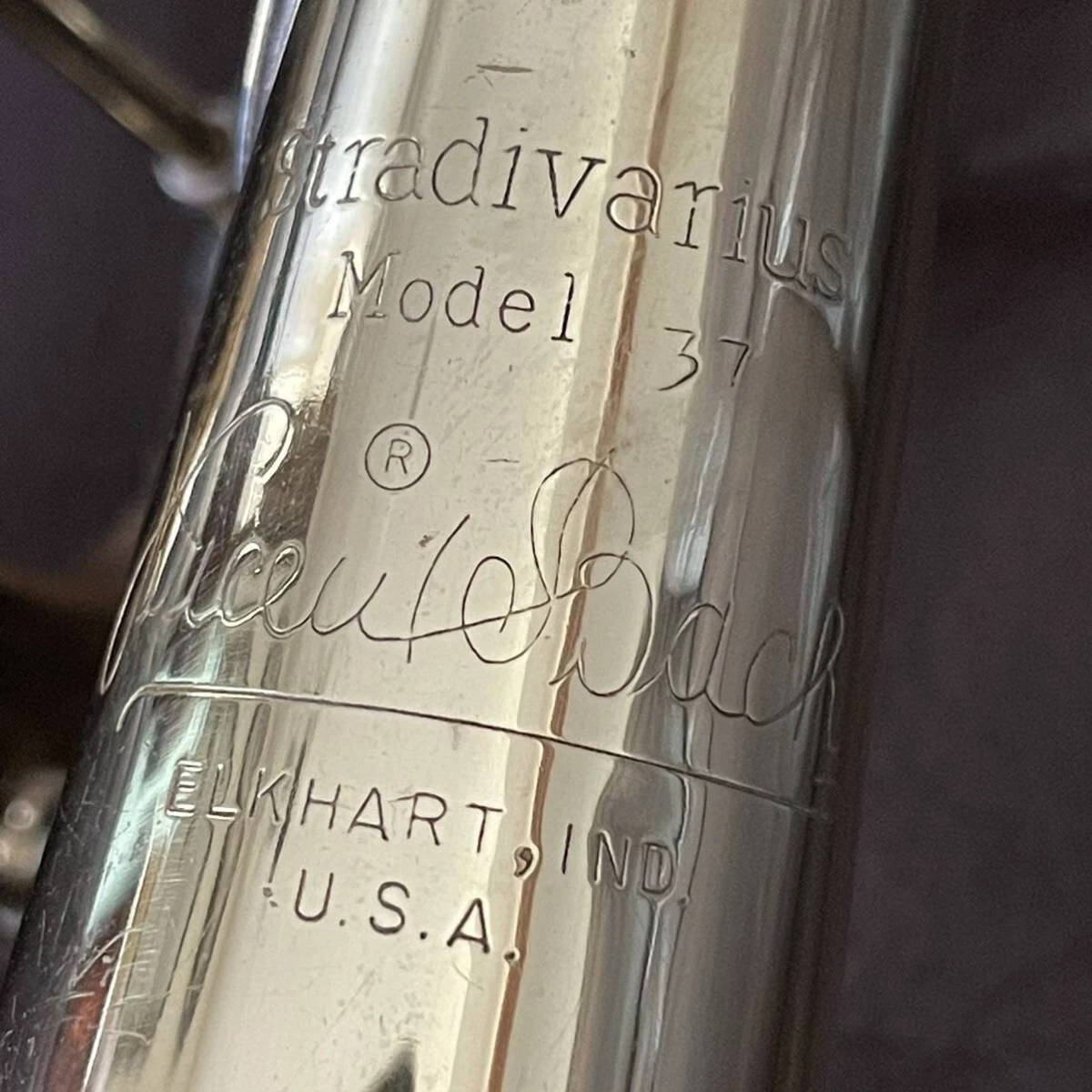 Vincent Bach Stradivarius 180ML Model 37 Trumpet Adjusted From