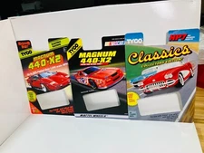 TYCO  NEW  ( 3 ) BLISTERCARD CARDS They are Great for your slot room/ man cave