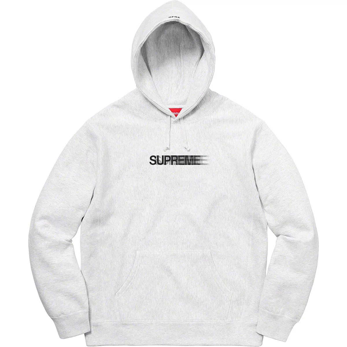 Supreme Motion Logo Hooded Ash Grey M