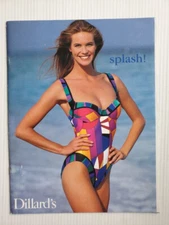 1991 Dillard's SWIMSUITS Catalog ELLE Macpherson CLAUDIA SCHIFFER Kathy Ireland