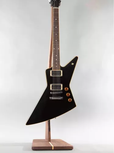 2008 Explorer Electric Guitar Pro Ebony Black Rosewood Fretboard Chrome Part CHU