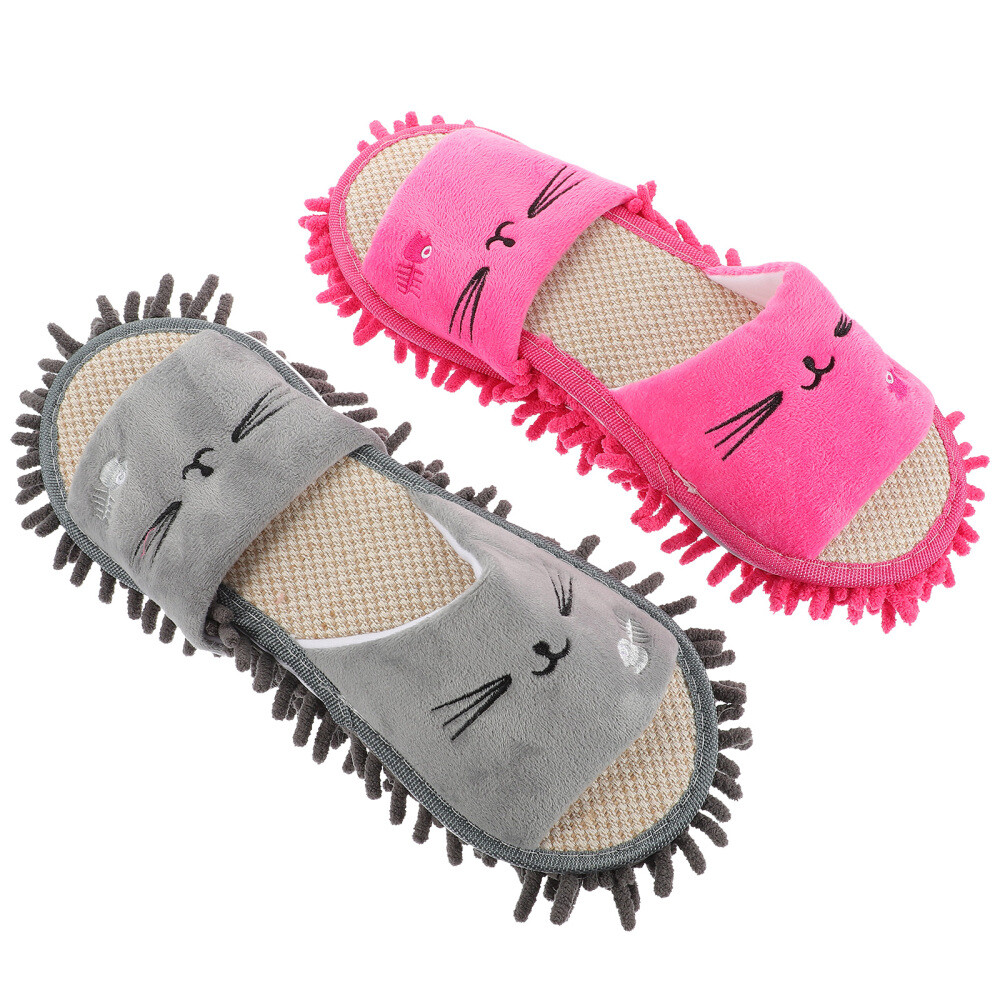 APL 10 Paia di Pantofole Mop Pantofole per Pulizia Pavimenti Pantofole Carine