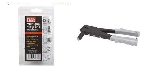 Heavy Duty Spring Loaded Rivet Tool & Multi Grip POP Rivet Set - 第 1/7 張圖片