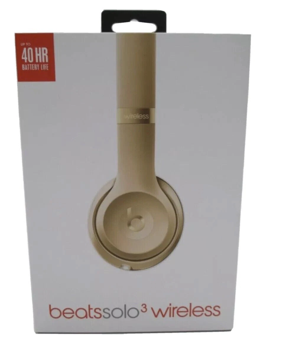 Beats Solo3 Wireless On-Ear Headphones with Apple W1 Headphone Chip - Black  