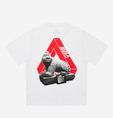 ★25SS 韓国限定★Palace Seoul 2 Seoul Tri-Ferg T-Shirt Palace Seoul 2 Seoul Tri-Ferg T-Shirt White - 25SS, (100