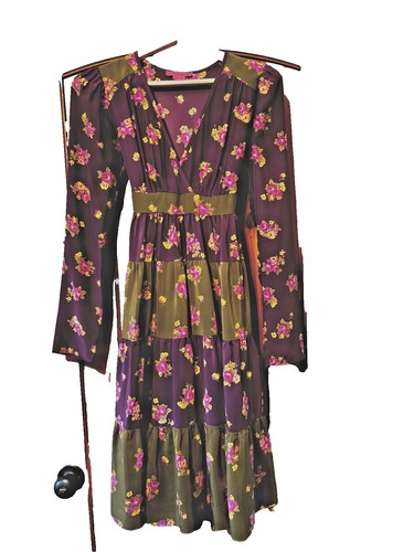 Vintage Betsey Johnson US 6 Mini Dress silk wedding bridesmaid flower | eBay Vintage Betsey Johnson US 6 Mini Dress silk wedding bridesmaid flower | eBay