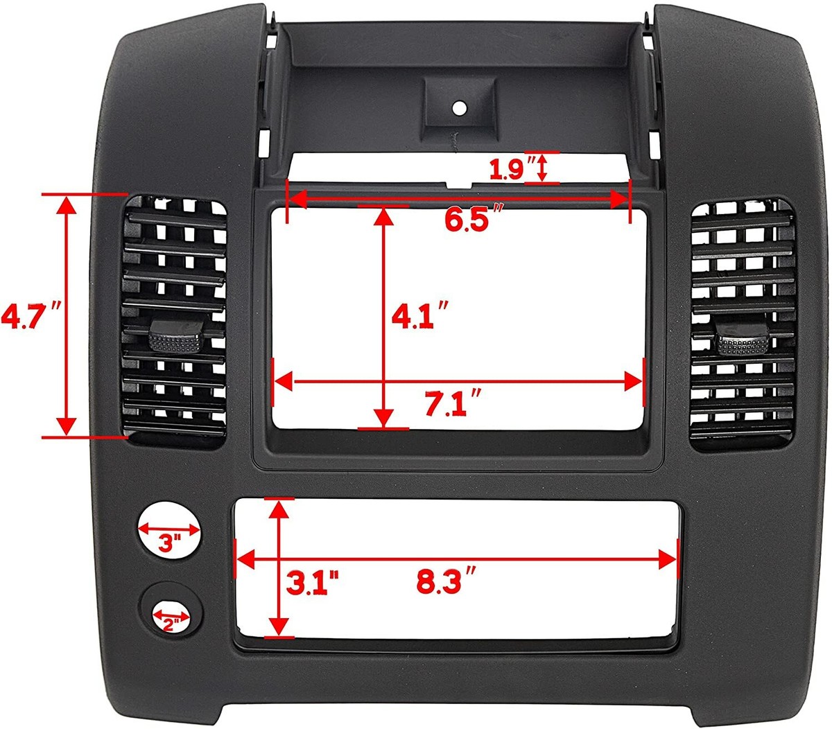 最安値 Time is on LINKS FRONT PANEL L/S For Nissan Frontier 2005-2020 Dash Console Bezel Panel Cluster Lid