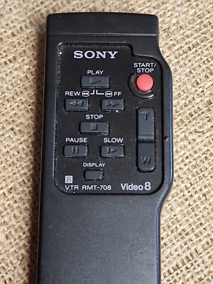 Sony VTR RMT-708 Video 8 Handycam Camcorder Remote Control Genuine
